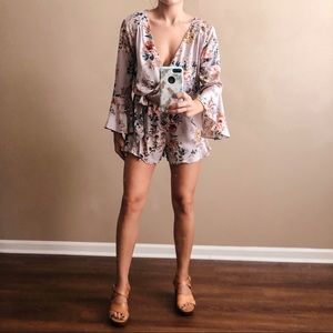 Floral Romper WORN ONCE